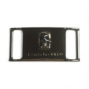 Alexander McQueen Skull Shoe Plate NWT Metallic Skull Toe Plate, Designer